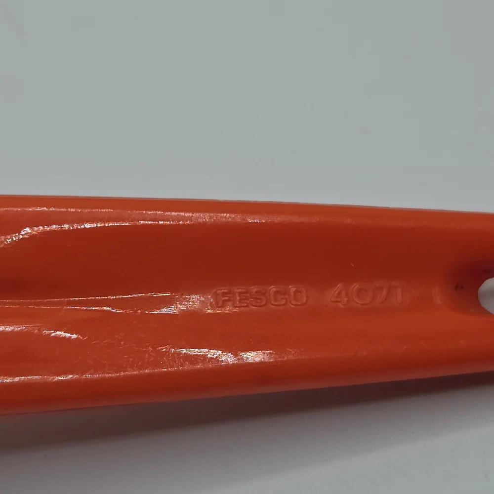 Vintage Fesco 4071 Orange Hard Plastic Ladle 11
